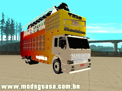 Scania 93H 6x2 Trio Eletrico Machine para GTA San Andreas